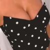 Fashion Sexy Dot Backless Strapless Tops