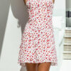 Fashion Street Print Spaghetti Strap A Line Dresses