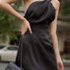 Fashion Sexy Solid Backless Strapless A Line Dresses