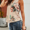 Fashion Street Solid Split Joint V Neck Tops