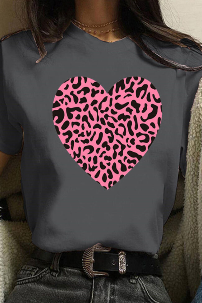 Fashion Sportswear Print O Neck Tops