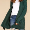 Fashion Street Solid Split Joint Outerwear