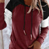 Fashion Casual Solid Split Joint Hooded Collar Tops