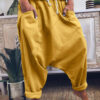 Fashion Street Solid Loose Mid Waist Harlan Bottoms