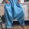 Fashion Street Solid Loose Mid Waist Harlan Bottoms