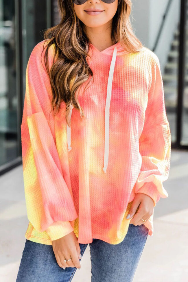 Fashion Sexy Print Hooded Collar Tops