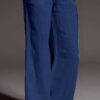 Fashion Casual Solid Boot Cut High Waist Wide Leg Bottoms