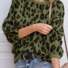 Fashion Street Leopard O Neck Tops