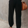 Fashion Casual Solid Harlan Mid Waist Pencil Bottoms