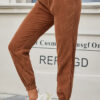 Fashion Street Solid Pants Straight Bottoms