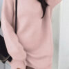 Fashion Sexy Solid Turtleneck Long Sleeve Dresses