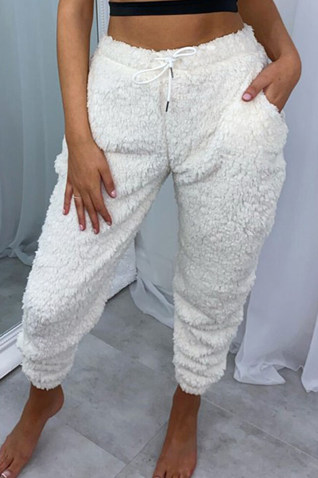 Fashion Casual Solid Pants Loose Bottoms