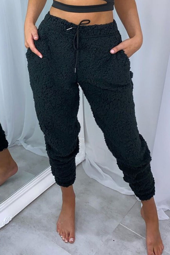 Fashion Casual Solid Pants Loose Bottoms