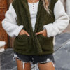 Fashion Street Solid Split Joint Hooded Collar Outerwear