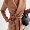 Fashion Sweet Solid Cardigan Turndown Collar Outerwear