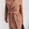 Fashion Sweet Solid Cardigan Turndown Collar Outerwear