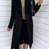 Fashion Sweet Solid Cardigan Turndown Collar Outerwear