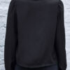 Fashion Street Solid Split Joint O Neck Tops