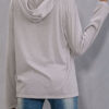 Fashion Street Solid V Neck Tops