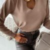 Fashion Sweet Solid Mandarin Collar Tops