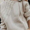 Fashion Street Solid Turtleneck Tops