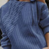 Fashion Street Solid Turtleneck Tops