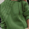 Fashion Street Solid Turtleneck Tops