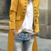 Fashion Street Solid O Neck Outerwear